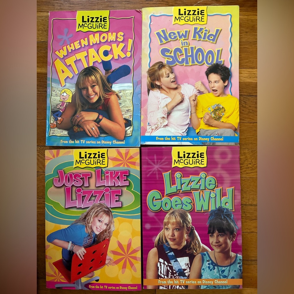 Lizzie McGuire 4 Book Set - Disney Channel - Hillary Duff